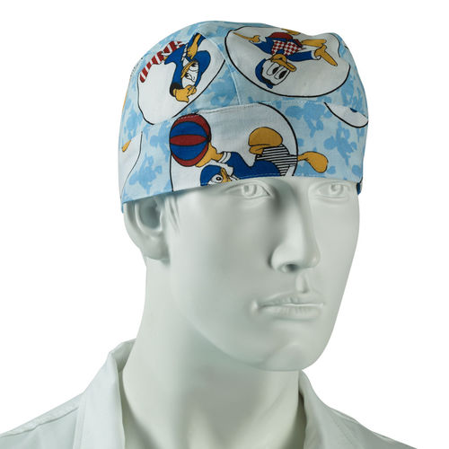 Gorro hospitalar ajustável - Pluritex - em algodão / respirável