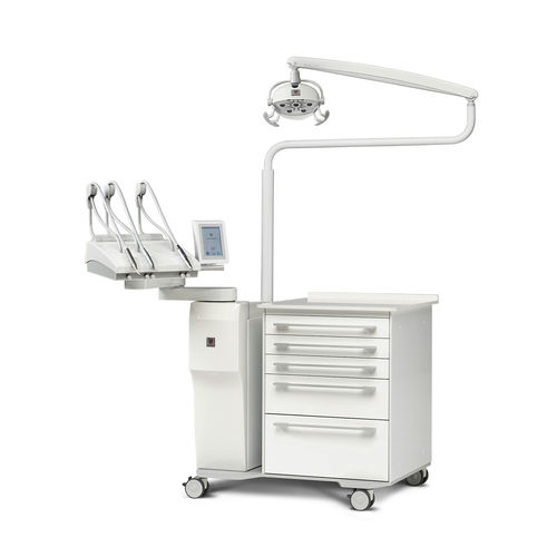 Estação de trabalho para podologia - Lunar - S.M.D. Stern Podia - com iluminação / com monitor / com rodízios