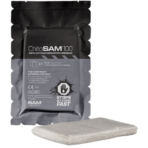 Curativo em tecido não tecido (TNT) - CT100 series - Sam Medical Products - hemostático
