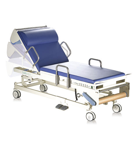 Mesa de exame para endoscopia - E UltraBed EU-EU3 - Shenzhen Talecare Technologies Co., Ltd. - elétrica / com altura regulável / com rodízios