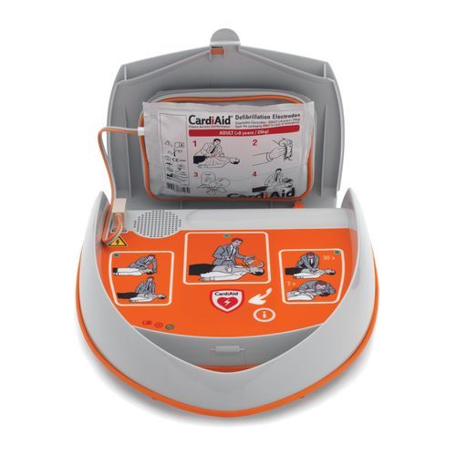 Desfibrilador externo automático - CardiAid - Skanray Technologies - para espaço público / com Bluetooth / com monitor ECG