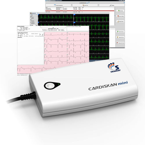 Eletrocardiógrafo para ECG em repouso - CardiSKAN mini - Skanray Technologies - de 12 canais / para computador / com impressora