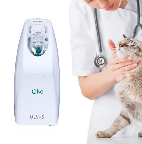 Concentrador de oxigênio veterinário - OLV-5 - Zhengzhou Olive Electronic Technology - com rodízios / de PSA