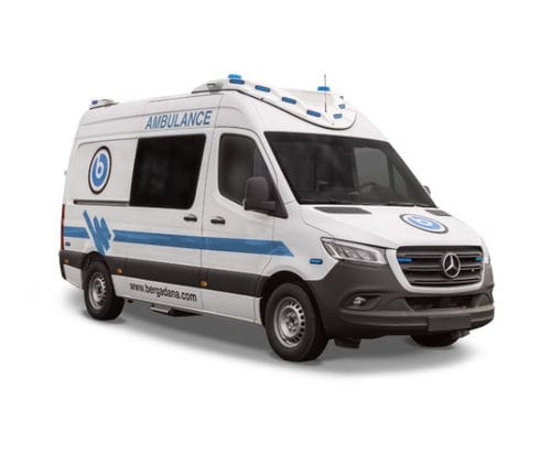 Ambulância furgão - Omnia Plus - Bergadana - tipo C / tipo B