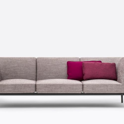 Sofá para sala de espera - social plus - Pedrali - de vários lugares