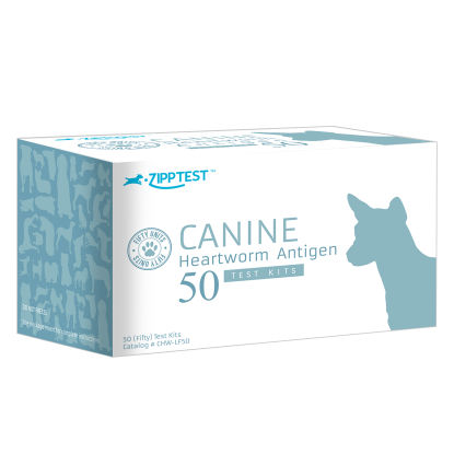Kit de teste de verme do coração - ZippTest® CHW - SafePath Laboratories - para cães / de Dirofilaria / de soro