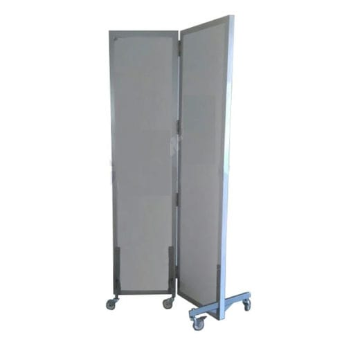 Biombo hospitalar dobrável - Aktif X-ray - 2 tabuleiros