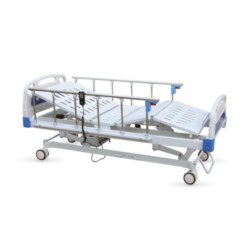Cama para hospital - EHB-04 - Medi Waves - elétrica / de altura regulável / com rodízios