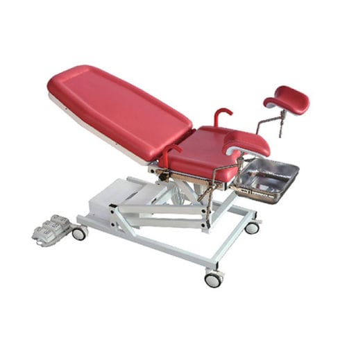 Mesa para exame ginecológico - OHT-02 - Medi Waves - elétrica / com altura regulável / com rodízios