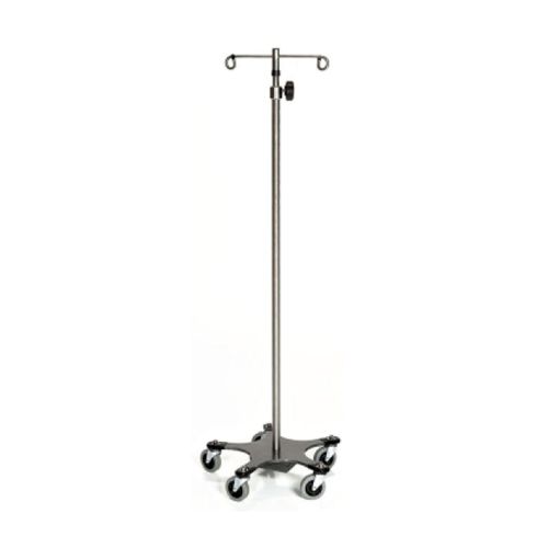 Suporte para soro com rodízios - HWE-22 - Medi Waves - 2 ganchos / com altura regulável