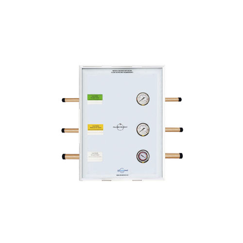 Válvula para gases medicinais - AM-ZV - AMCAREMED TECHNOLOGY - em aço inoxidável / de alta pressão