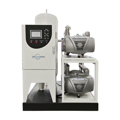 Sistema de vácuo hospitalar - VOF series - AMCAREMED TECHNOLOGY - de palhetas / modular / sem óleo