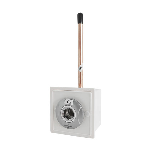 Ponto de consumo DIN - DN series - AMCAREMED TECHNOLOGY - para sistema de distribuição de gases medicinais / para gases medicinais