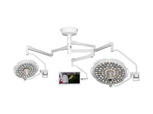 Foco cirúrgico de teto - AM-G700/500LED-TV - AMCAREMED TECHNOLOGY - de LED / 3 braços / 95