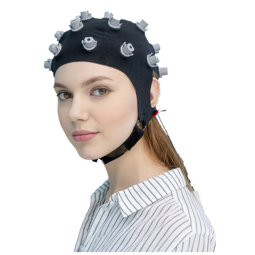 Capacete para EEG de 32 canais - Gelfree-S3 - Wuhan Greentek - de 16 canais / para adulto / preto
