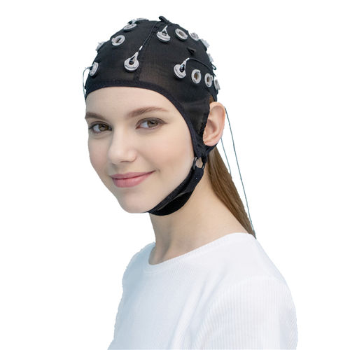 Capacete para EEG de 32 canais - BCI - Wuhan Greentek - 64 canais / para adulto / preto
