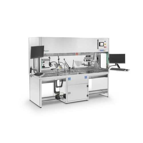 Estação de trabalho de laboratório para histopatologia - ET-107-2 - ANATHOMIC SOLUTIONS, S.L.U. - para microbiologia / para pesquisa científica / para teste de amostras sólidas