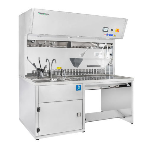 Estação de trabalho de laboratório para histopatologia - ET-101-1 - ANATHOMIC SOLUTIONS, S.L.U. - para teste de amostras sólidas / para preparação de amostras / de enchimento