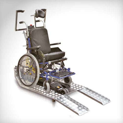 Elevador de escada para cadeira de rodas - JOLLY RAMP - TGR - para cadeira de transferência / para escada / para pacientes humanos