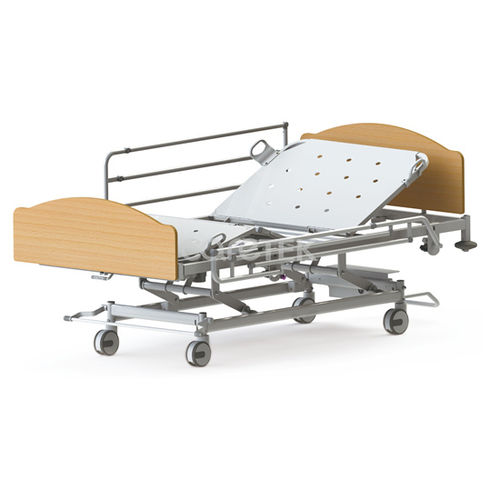 Cama médico-hospitalar - W420-07 - Caretek Medical - elétrica / de altura regulável / com rodízios