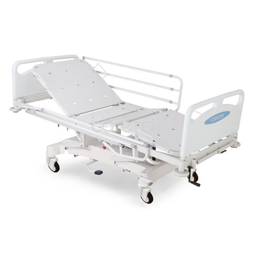 Cama médico-hospitalar - M410-05 - Caretek Medical - manual / de altura regulável / com rodízios