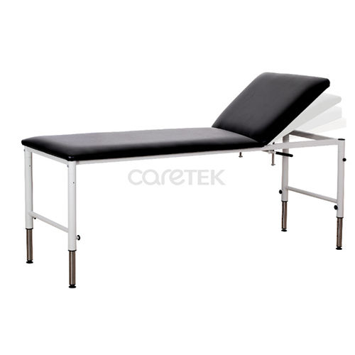 Mesa de exame manual - ME210 - Caretek Medical - com altura regulável / com encosto regulável / articulada em 2 seções