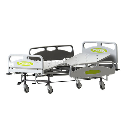 Cama médico-hospitalar - B400-68 - Caretek Medical - manual / com altura fixa / com rodízios