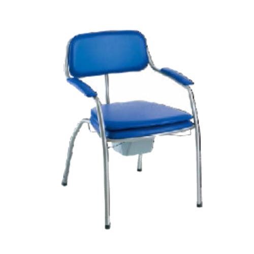 Cadeira higiênica com braços - H450 - Caretek Medical - com balde / com abertura higiênica