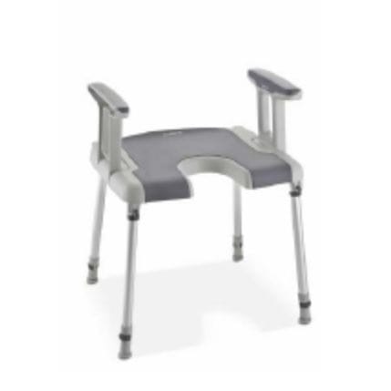 Banco de banho com braços - 1532660 - Caretek Medical - sem encosto / com abertura higiênica / higiênico