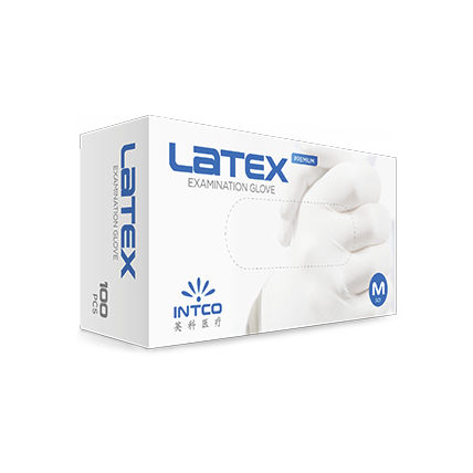 Luva em látex - Premium - INTCO Medical - hospitalar / sem pó / não estéril