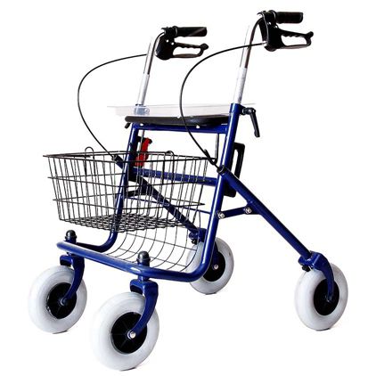 Andador com rodas de 4 rodas - YK7050, YK7030 - INTCO Medical - com cesto / com assento / de altura regulável