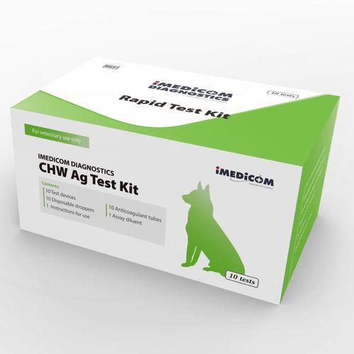 Kit de teste para doenças infecciosas - IMEDICOM - para cães / de antígeno / de Dirofilaria