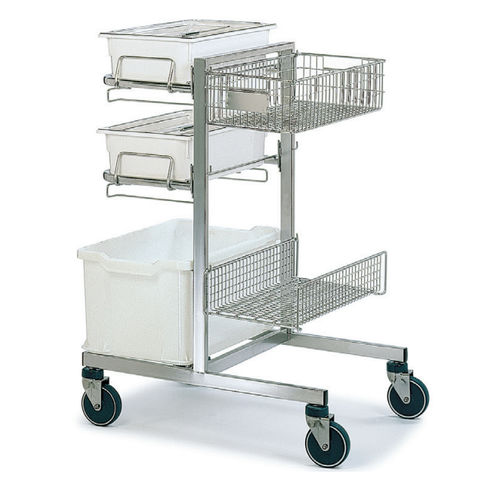 Carrinho hospitalar - H.1100 - PCM HABILCLASS - Medi.Caddie® - para material estéril / para instrumental / para acessórios de mesa de operações