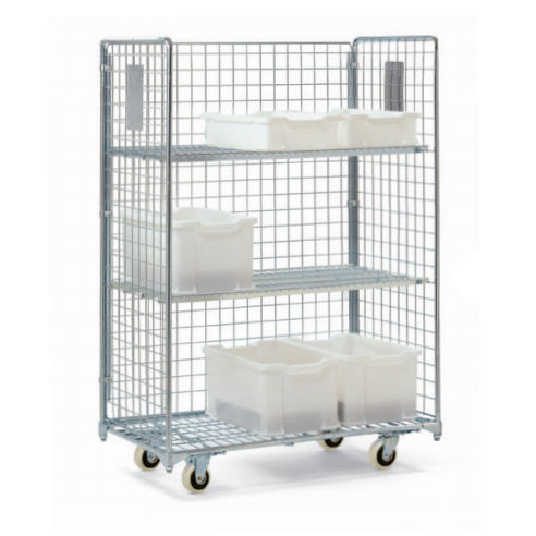 Carrinho hospitalar - TRANSTOCK - PCM HABILCLASS - Medi.Caddie® - de serviço / com 3 prateleiras