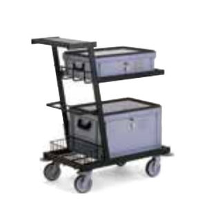 Carrinho hospitalar - 4 461 85 45 - PCM HABILCLASS - Medi.Caddie® - para uso geral / de serviço / com compartimentos