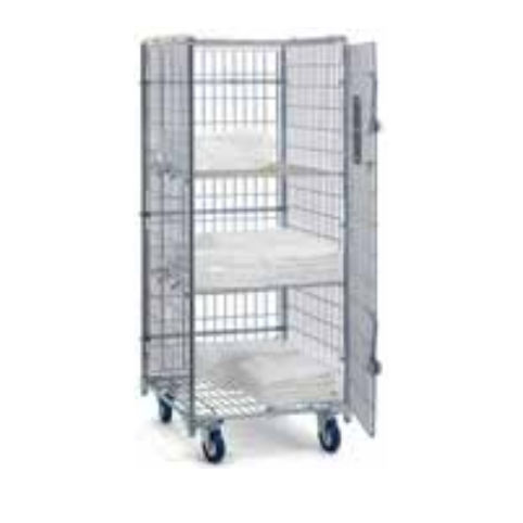 Carrinho hospitalar - MONOBLOC SECURITY ROLL - PCM HABILCLASS - Medi.Caddie® - para uso geral / de transporte / com 3 prateleiras
