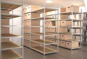 Estante com 6 prateleiras - PCM HABILCLASS - Medi.Caddie® - de estrutura aberta