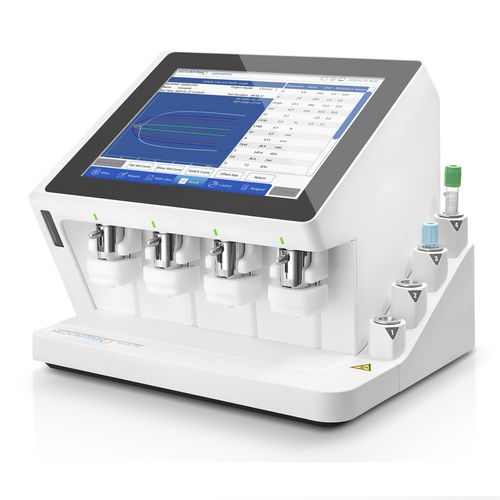 Tromboelastógrafo automático - Haema T4 - Medcaptain Medical Technology - de 4 canais / de coagulação / de fibrinógeno