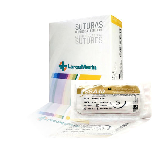 Fio de sutura absorvível - SSA40 FAST ABSORPTION - Lorca Marín - 6-0 / 5-0 / 4-0