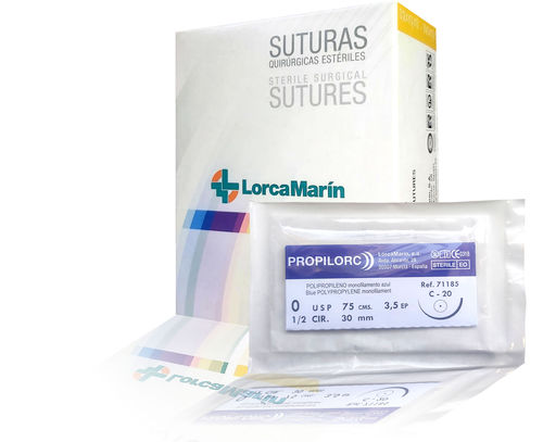 Fio de sutura não absorvível - PROPILORC - Lorca Marín - 6-0 / 5-0 / 4-0