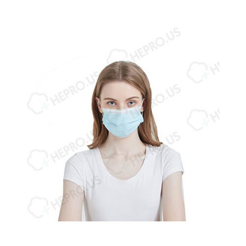 Máscara cirúrgica descartável - HEPRO.US - respirável