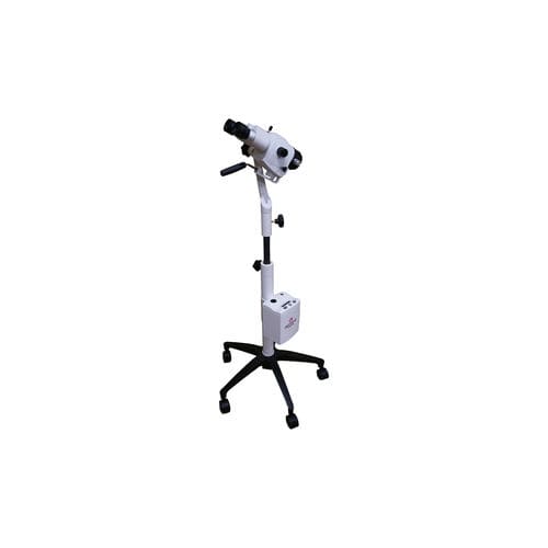 Colposcópio binocular - D100 300 500 - Delmont imaging - com carrinho