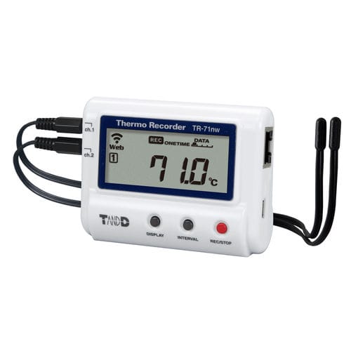Registrador de dados de temperatura - TR-71nw - T&D Corporation - de umidade / de laboratório / USB