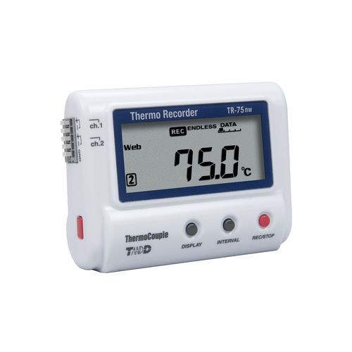 Registrador de dados de temperatura - TR-75nw - T&D Corporation - de umidade / de laboratório / USB