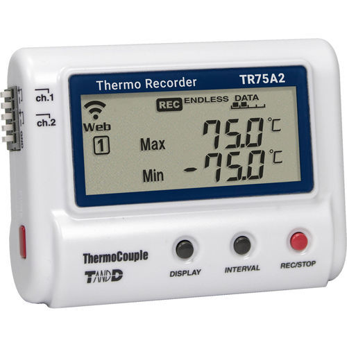 Registrador de dados de baixa temperatura - TR75A2 - T&D Corporation - de laboratório / de produtos farmacêuticos / para cadeia de frio