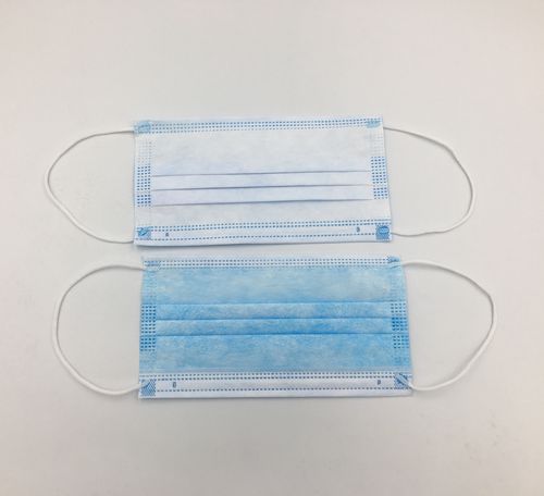 Máscara cirúrgica em polipropileno - Hunan Fude Technology - verde / azul / branca