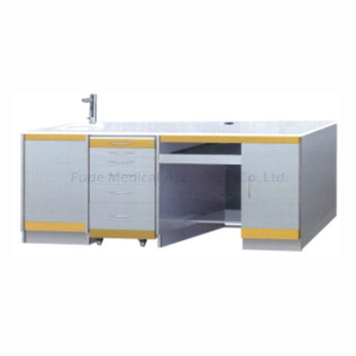 Armário para estabelecimento de odontologia - MA01 - Hunan Fude Technology - com gavetas / com pia / com porta