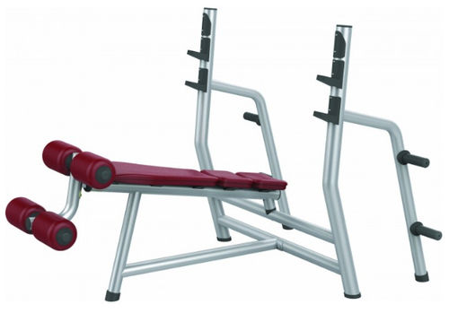 Banco de musculação invertido - 470270-1 - Care Fitness - com suporte de halteres
