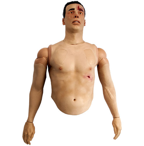Simulador de paciente de combate tático - KGS-TFX-EMITT-TMU-1 - TraumaFX Solutions, Inc. - para ensino / de intubação / de respiração