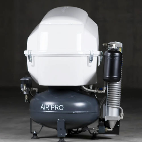 Compressor odontológico - Air Pro Three dryer + sound cover - SIMPLE&SMART - para consultório odontológico / para laboratório de prótese dentária / de pistão